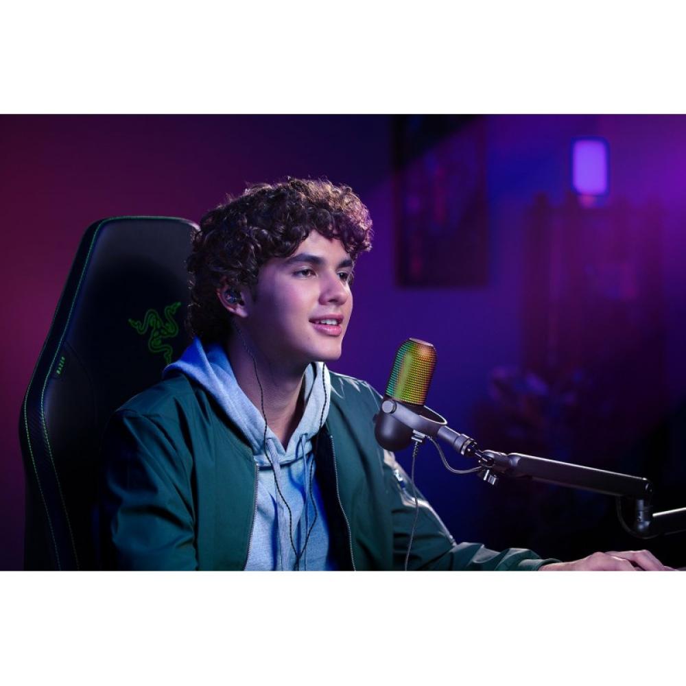 Razer - Seiren V3 Chroma Negro Micrófono para tableta