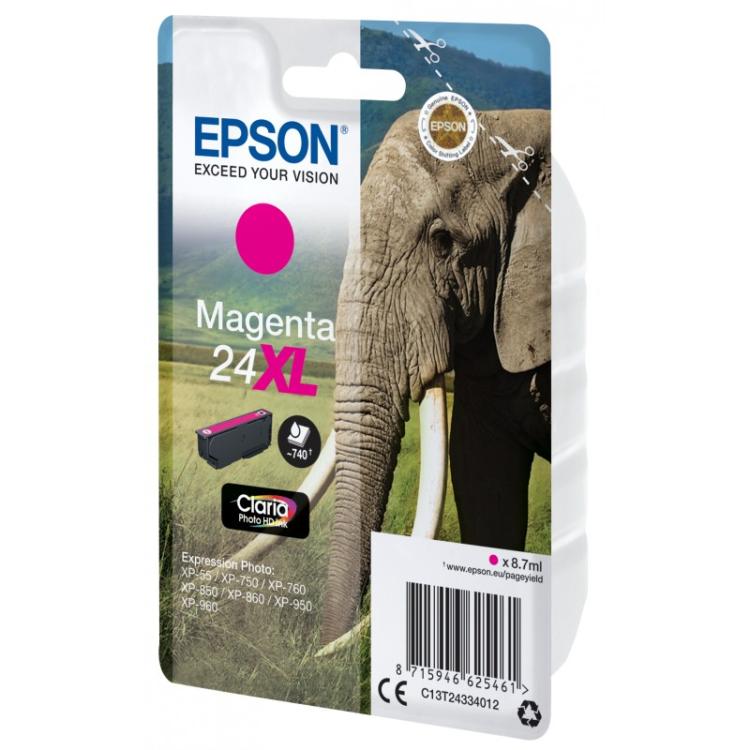 Epson - Elephant Cartucho 24XL magenta