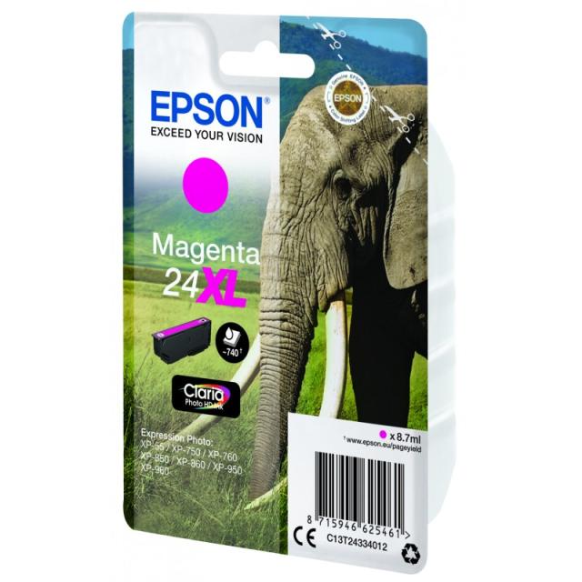 Epson - Elephant Cartucho 24XL magenta