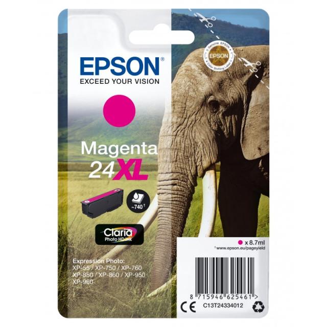 Epson - Elephant Cartucho 24XL magenta