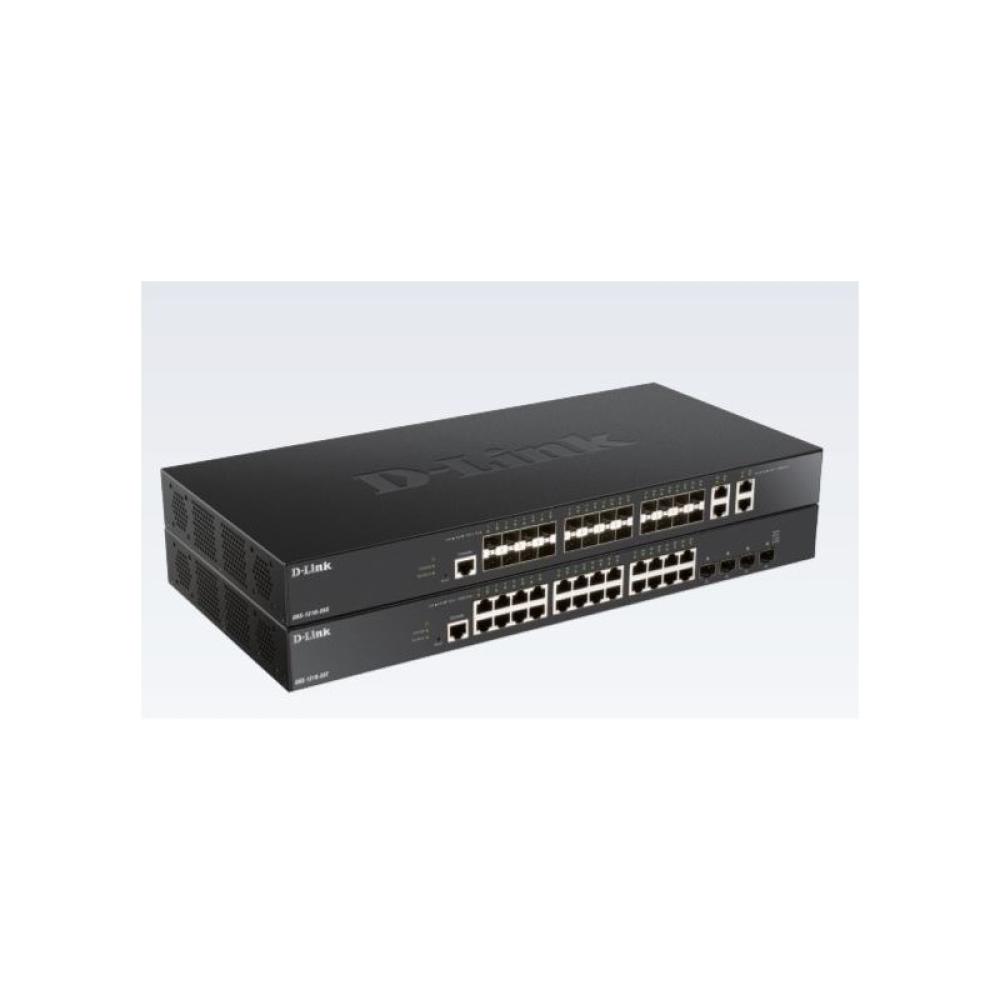 D-Link - DXS-1210-28T switch Gestionado L2/L3 10G Ethernet (100/1000/10000) 1U Negro