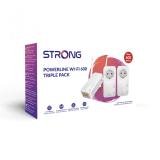 Strong - Powerline WiFi 600 Triple Pack V2 600 Mbit/s Ethernet Blanco 3 pieza(s)