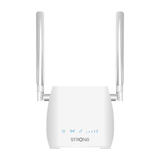 Strong - 300M router inalámbrico Ethernet rápido Banda única (2,4 GHz) 4G Blanco