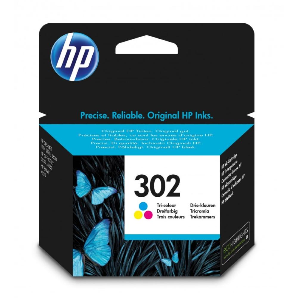 HP - Cartucho de tinta original 302 tricolor