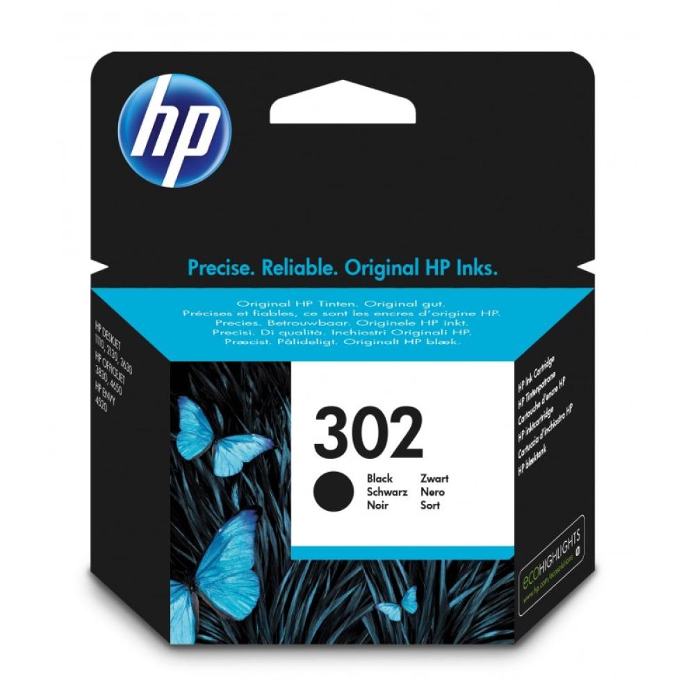 HP - Cartucho de tinta original 302 negro
