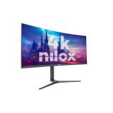 Nilox - MONITOR 34" NXM344KD11 ULTRAWIDE 4K CURVO 144HZ 2HDMI 2DP 1MS MMDIA pantalla para PC 86,4 cm (34") 3440 x 1440 Pixeles U