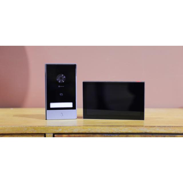 EZVIZ - HP7 sistema de intercomunicación de video 17,8 cm (7") Negro, Plata
