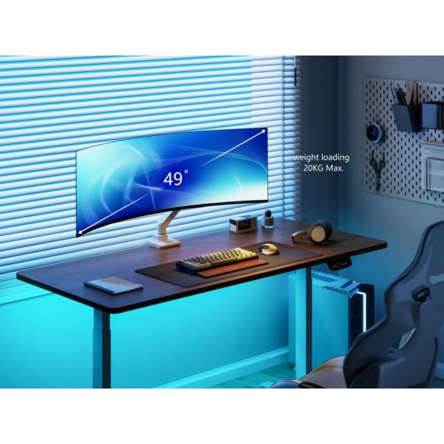 Equip - Soporte de escritorio para monitor de 17«-49», blanco