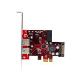 StarTech.com - Adaptador tarjeta PCI Express de 2 puertos externos 2 internos USB 3.0 con alimentación SATA