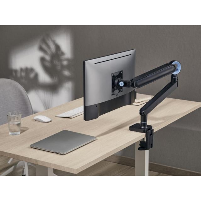 Equip - Soporte de escritorio para monitor de 17«-35», negro