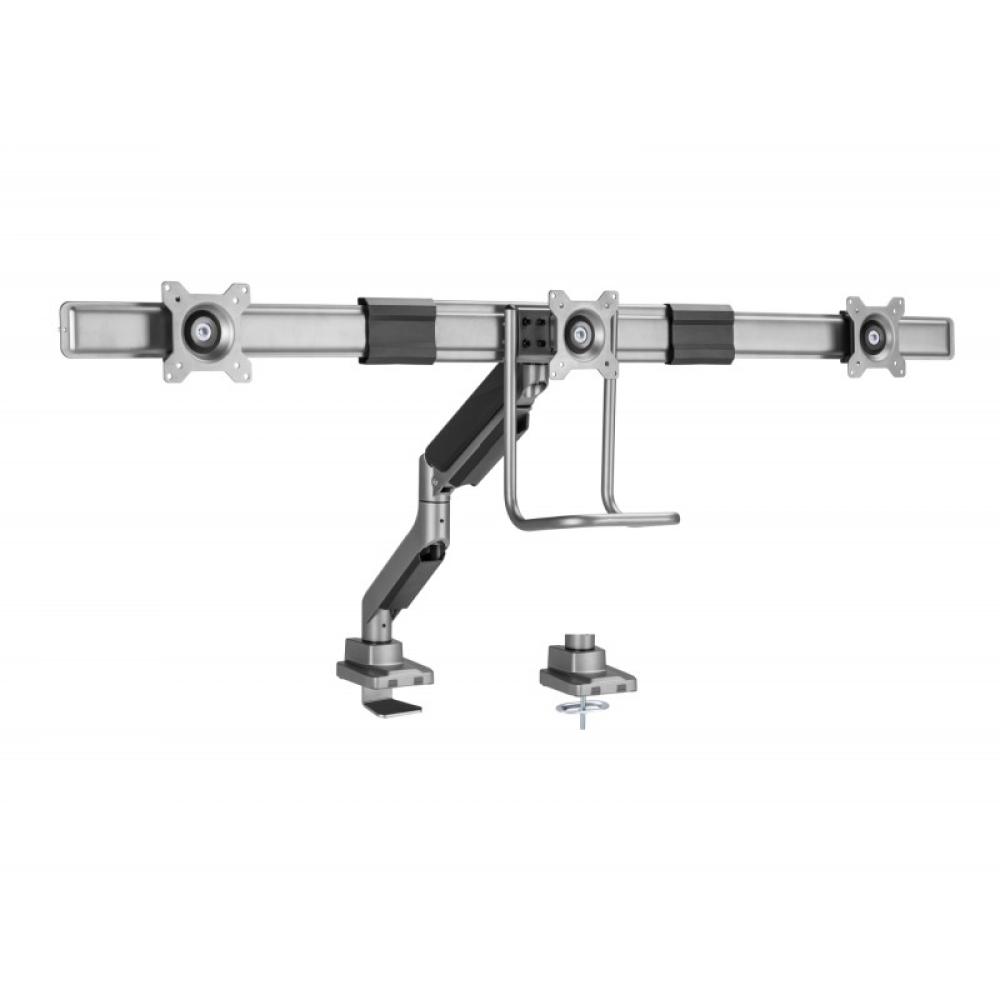 Equip - Soporte de sobremesa para monitor triple de 17"-27 - 650162