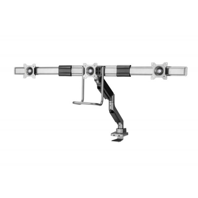 Equip - Soporte de sobremesa para monitor triple de 17"-27 - 650162