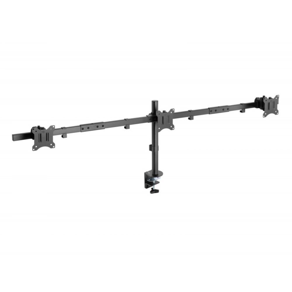 Equip - Soporte articulado de sobremesa para triple monitor de 17"-32