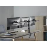 Equip - Soporte articulado de sobremesa para triple monitor de 17"-32