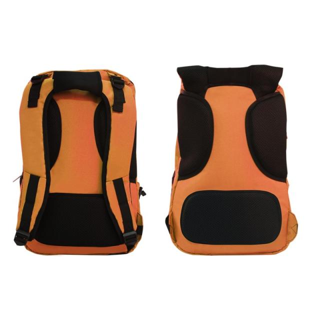 KeepOut - BK7F mochila Negro, Naranja Imitación piel, Nylon - BK7FOXL