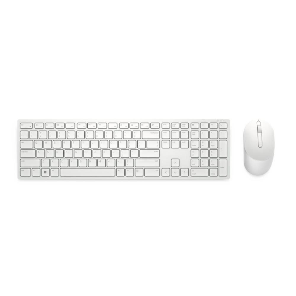 DELL - KM5221W-WH teclado Ratón incluido Oficina RF inalámbrico QWERTY Español Blanco
