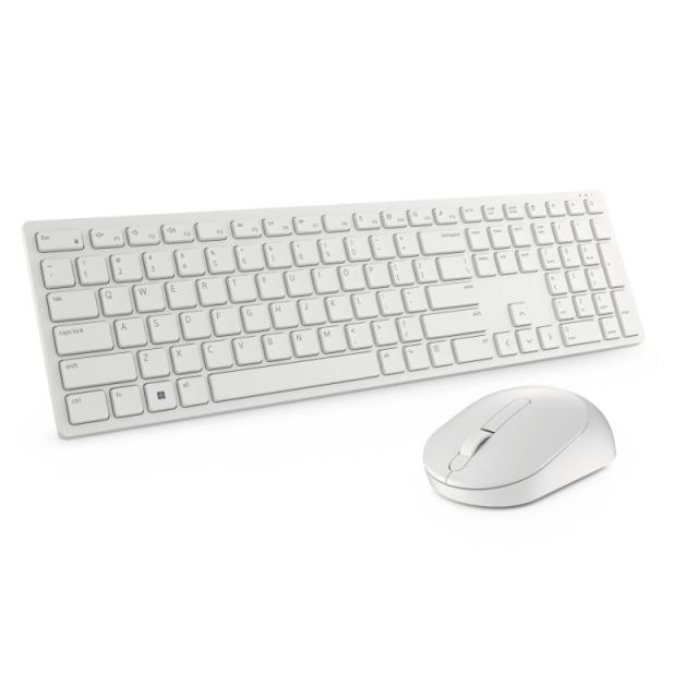 DELL - KM5221W-WH teclado Ratón incluido Oficina RF inalámbrico QWERTY Español Blanco