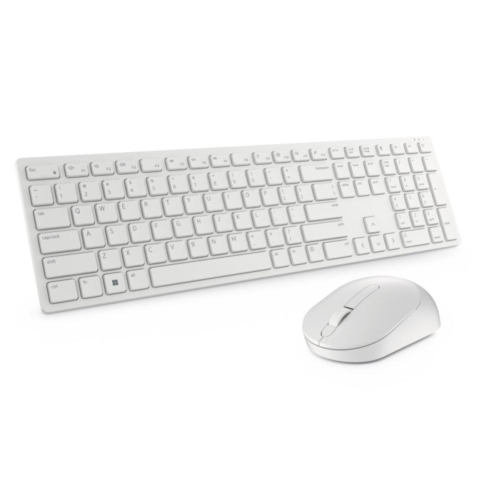 DELL - KM5221W-WH teclado Ratón incluido Oficina RF inalámbrico QWERTY Español Blanco