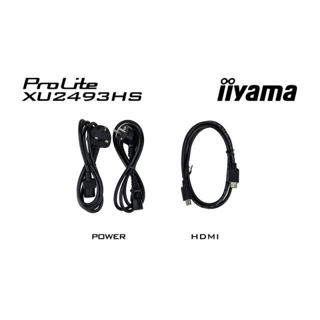 iiyama - ProLite XU2493HS-B6 pantalla para PC 60,5 cm (23.8") 1920 x 1080 Pixeles Full HD LED Negro