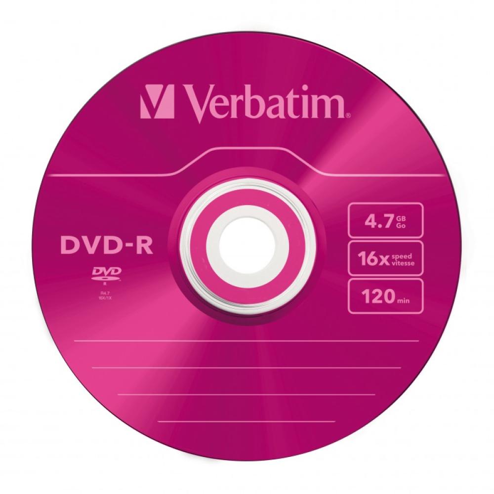 Verbatim - DVD-R Colour 4,7 GB 5 pieza(s)
