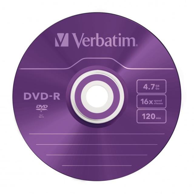 Verbatim - DVD-R Colour 4,7 GB 5 pieza(s)