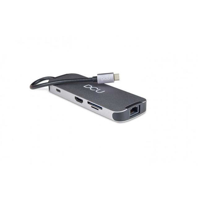 DCU Advance Tecnologic - 391166 hub de interfaz USB Tipo C 1000 Mbit/s Gris