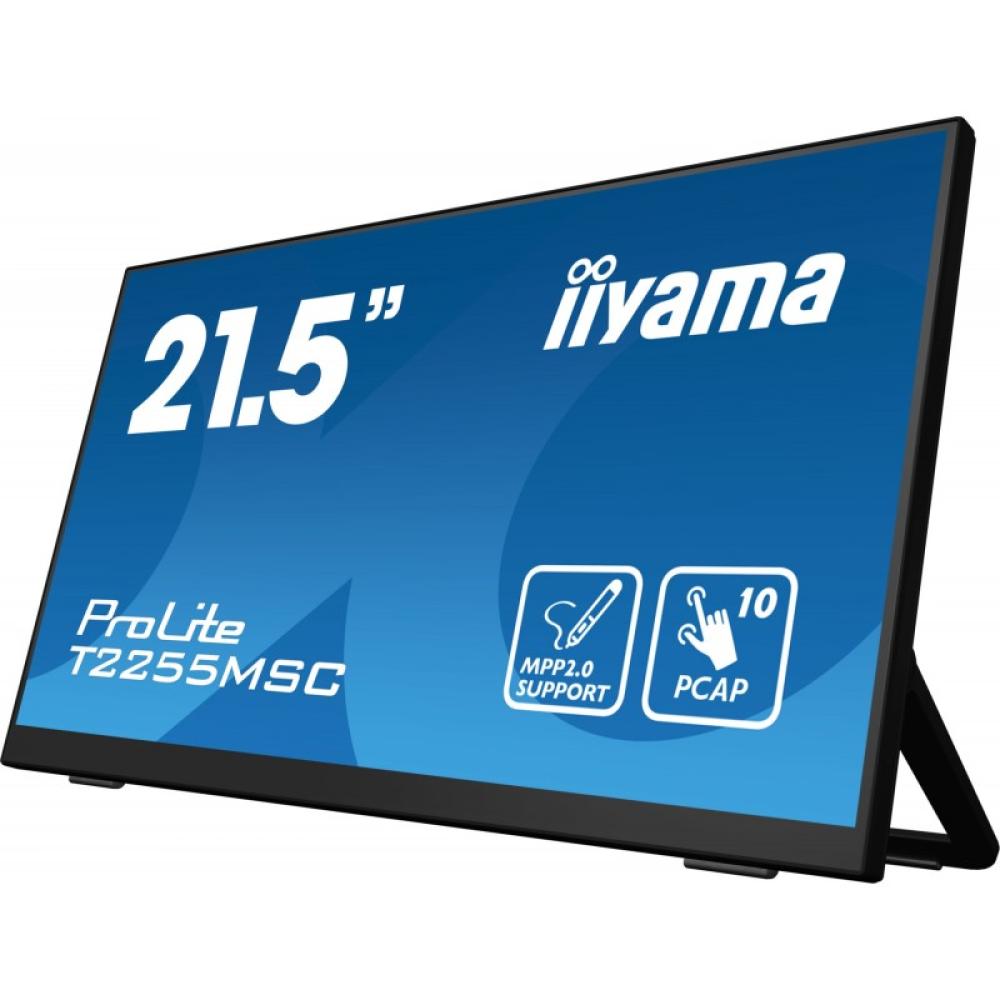 iiyama - ProLite T2255MSC-B1 pantalla para PC 54,6 cm (21.5") 1920 x 1080 Pixeles Full HD LCD Pantalla táctil Negro