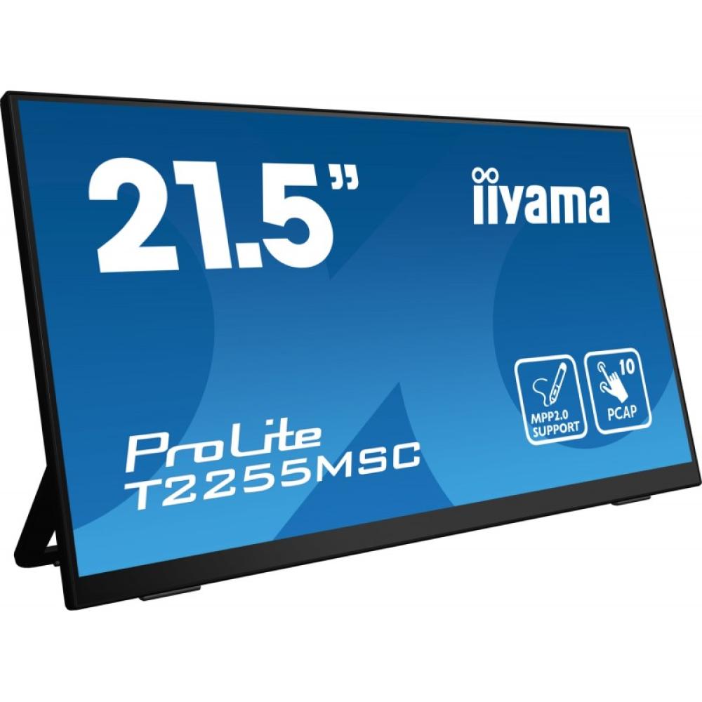 iiyama - ProLite T2255MSC-B1 pantalla para PC 54,6 cm (21.5") 1920 x 1080 Pixeles Full HD LCD Pantalla táctil Negro