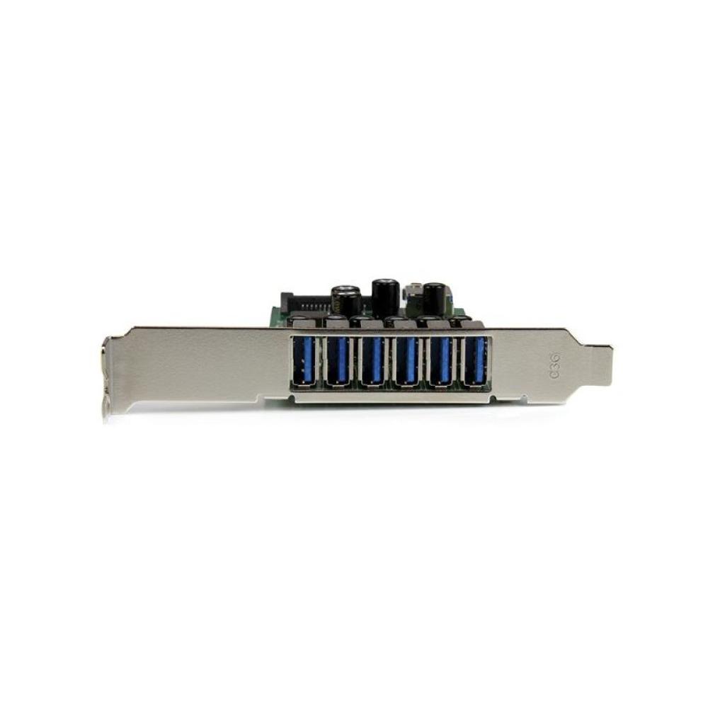 StarTech.com - Adaptador tarjeta PCI Express de 7 puertos USB 3.0 con perfil bajo o completo