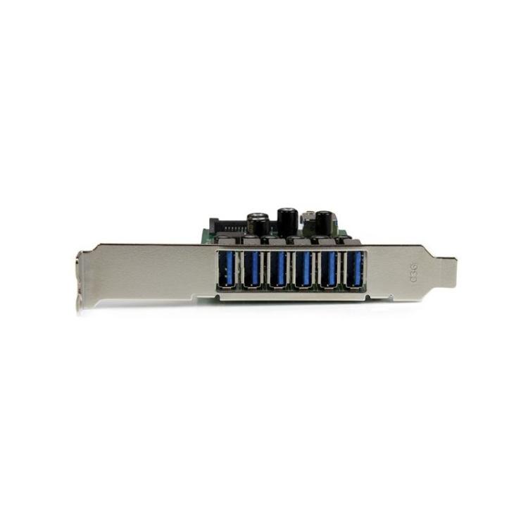 StarTech.com - Adaptador tarjeta PCI Express de 7 puertos USB 3.0 con perfil bajo o completo