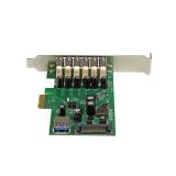 StarTech.com - Adaptador tarjeta PCI Express de 7 puertos USB 3.0 con perfil bajo o completo