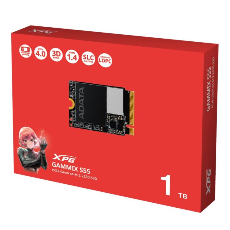 XPG - SGAMMIXS55-1T-C unidad de estado sólido 1 TB M.2 PCI Express 4.0 NVMe 3D NAND