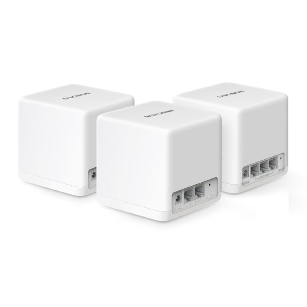 Mercusys - HALO H60X Doble banda (2,4 GHz / 5 GHz) Wi-Fi 6 (802.11ax) Blanco 2 Interno - HALO H60X(3-PACK)