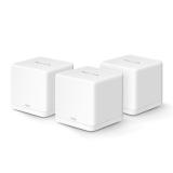 Mercusys - HALO H60X Doble banda (2,4 GHz / 5 GHz) Wi-Fi 6 (802.11ax) Blanco 2 Interno - HALO H60X(3-PACK)