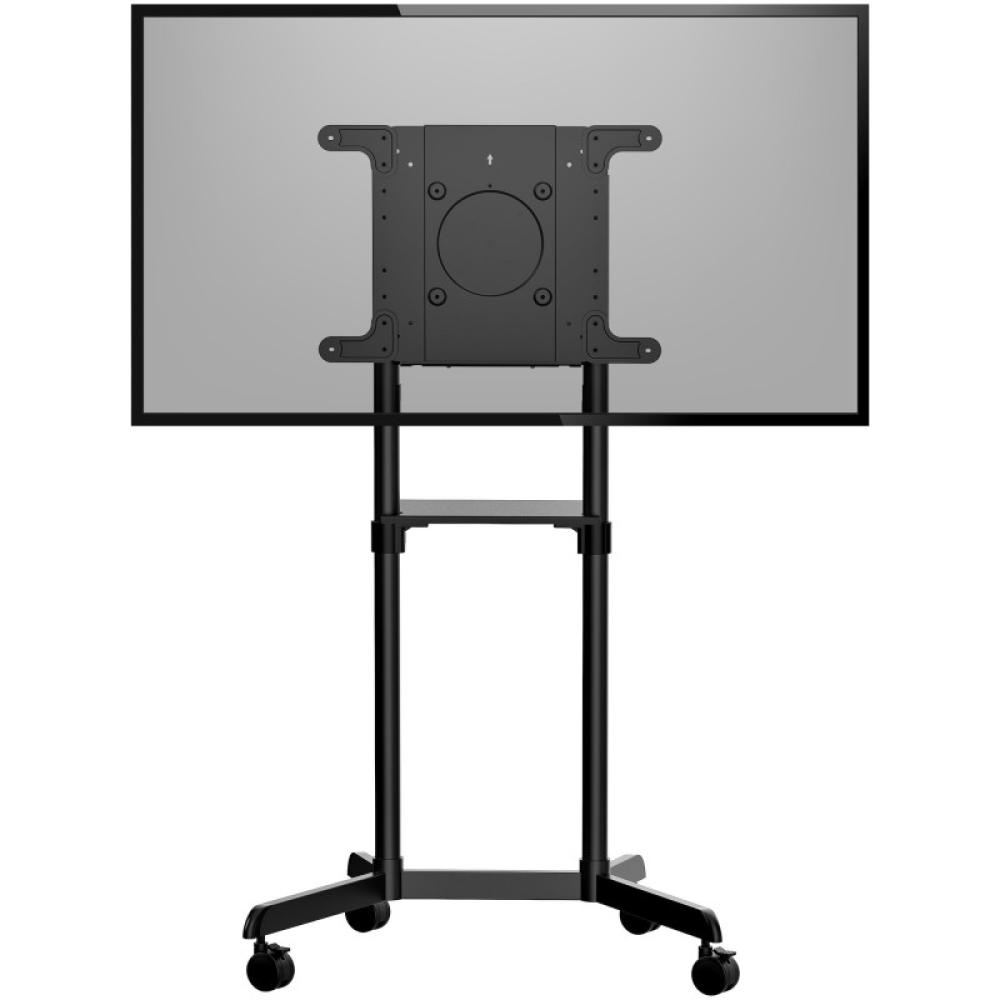 StarTech.com - Carrito para TV - Soporte Rodante VESA para TV de 37 a 70 Pulgadas (70kg) - Base para Televisor con Estante - con