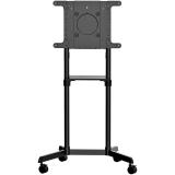 StarTech.com - Carrito para TV - Soporte Rodante VESA para TV de 37 a 70 Pulgadas (70kg) - Base para Televisor con Estante - con
