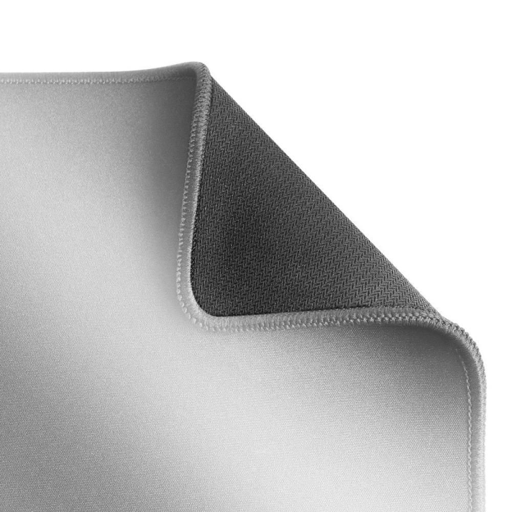 Mars Gaming - MMPXLS Plata, Alfombrilla Gaming XL, Doble capa Nanotejido y Goma Natural, 800x300x4mm