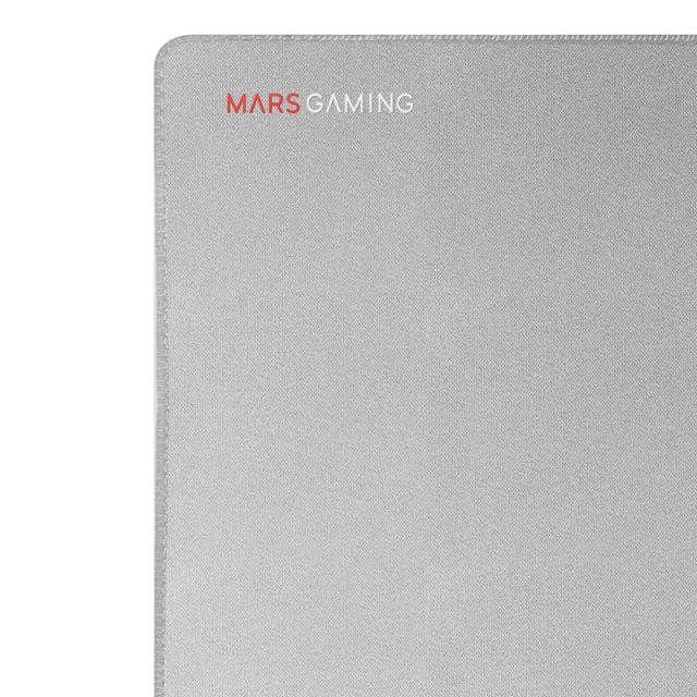 Mars Gaming - MMPXLS Plata, Alfombrilla Gaming XL, Doble capa Nanotejido y Goma Natural, 800x300x4mm