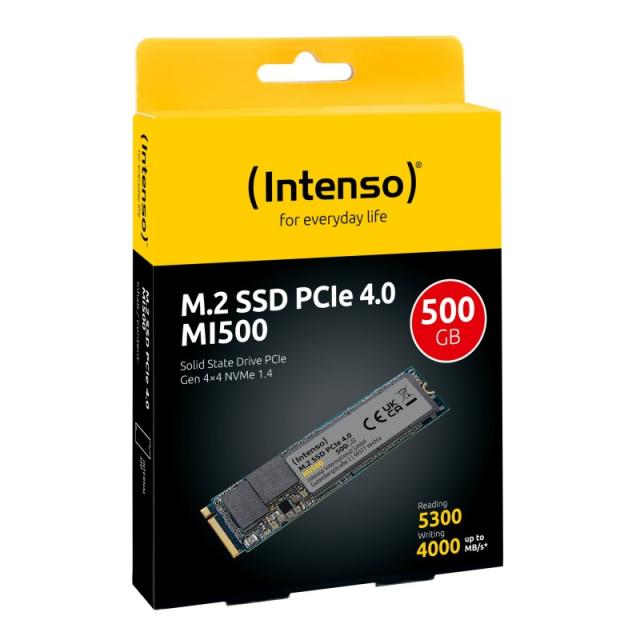 Intenso - 3836450 unidad de estado sólido 500 GB M.2 PCI Express 4.0 NVMe