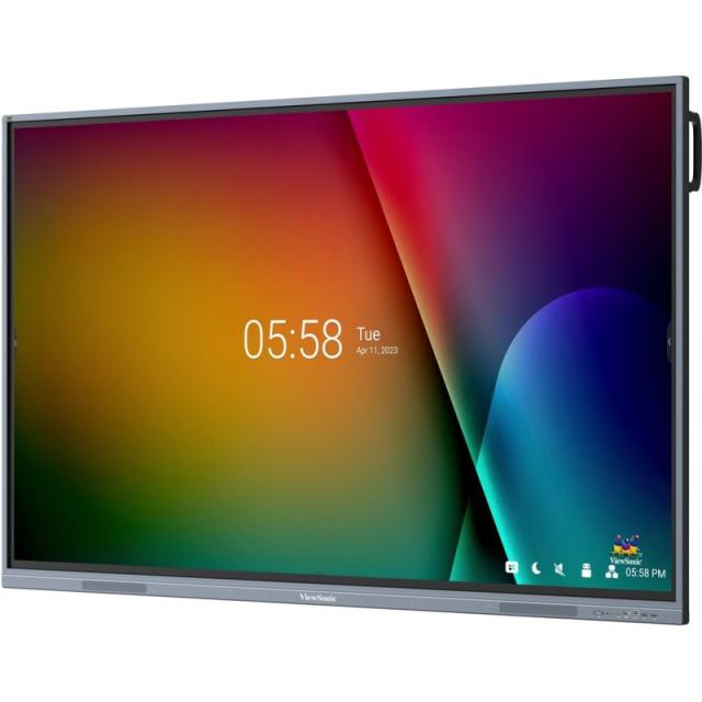 Viewsonic - IFP7533-G pantalla de señalización Panel plano interactivo 190,5 cm (75") LCD 350 cd / m² 4K Ultra HD Negro Pantalla