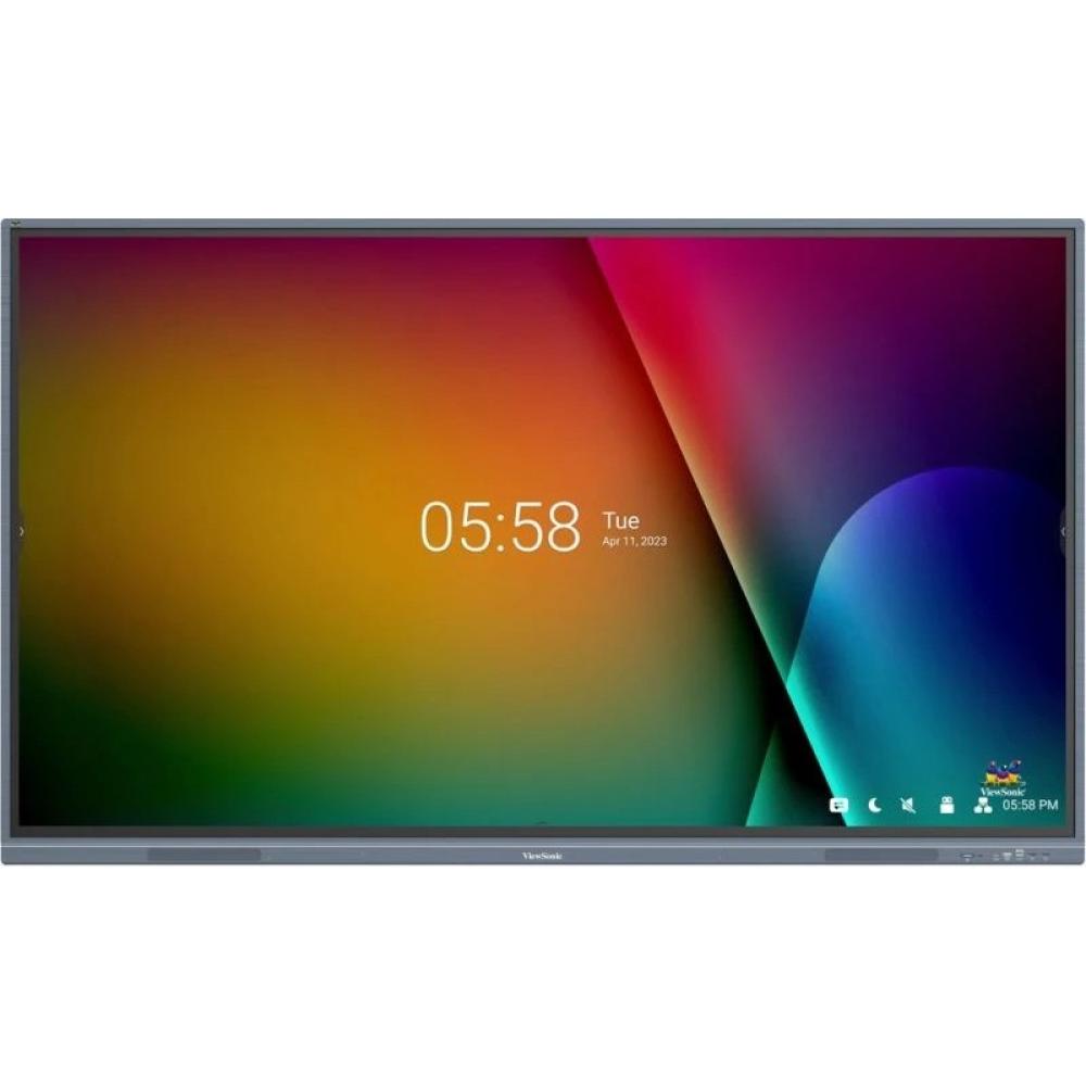 Viewsonic - IFP7533-G pantalla de señalización Panel plano interactivo 190,5 cm (75") LCD 350 cd / m² 4K Ultra HD Negro Pantalla