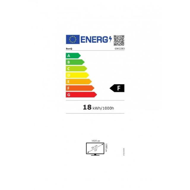 BenQ - GW2283 pantalla para PC 54,6 cm (21.5") 1920 x 1080 Pixeles Full HD LED Negro