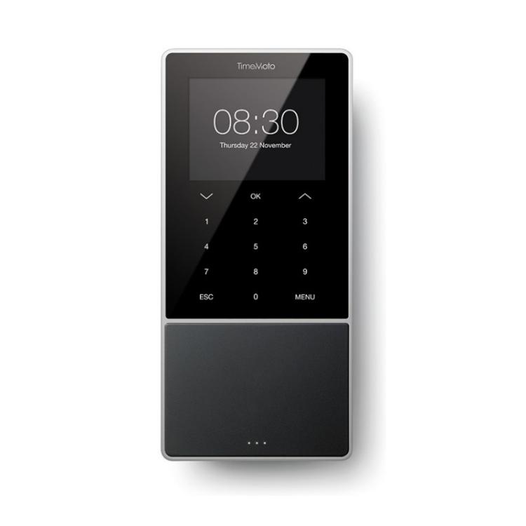 Safescan - 125-0635 sistema de fichaje Negro Contraseña, Tarjeta inteligente Corriente alterna TFT Ethernet