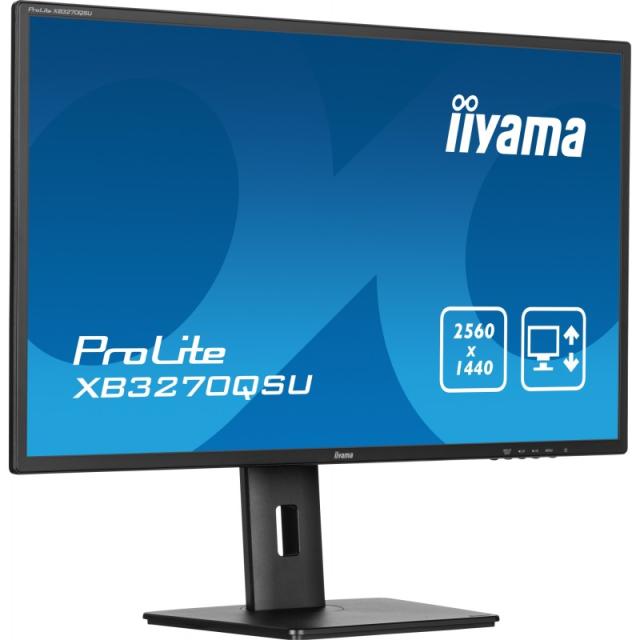 iiyama - ProLite XB3270QSU-B1 pantalla para PC 80 cm (31.5") 2560 x 1440 Pixeles Quad HD LED Negro