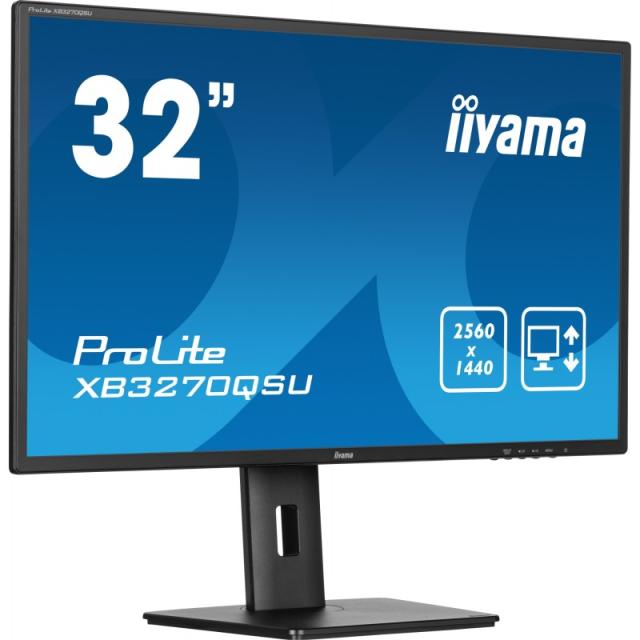 iiyama - ProLite XB3270QSU-B1 pantalla para PC 80 cm (31.5") 2560 x 1440 Pixeles Quad HD LED Negro