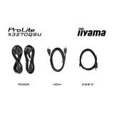 iiyama - ProLite X3270QSU-B1 pantalla para PC 80 cm (31.5") 2560 x 1440 Pixeles Wide Quad HD LED Negro