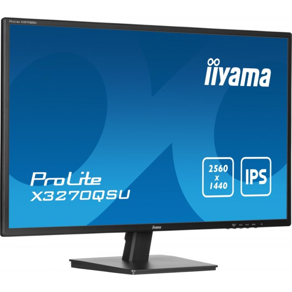 iiyama - ProLite X3270QSU-B1 pantalla para PC 80 cm (31.5") 2560 x 1440 Pixeles Wide Quad HD LED Negro