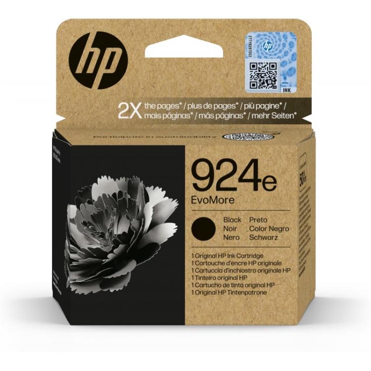 HP - Cartucho de Tinta Original EvoMore 924e negra