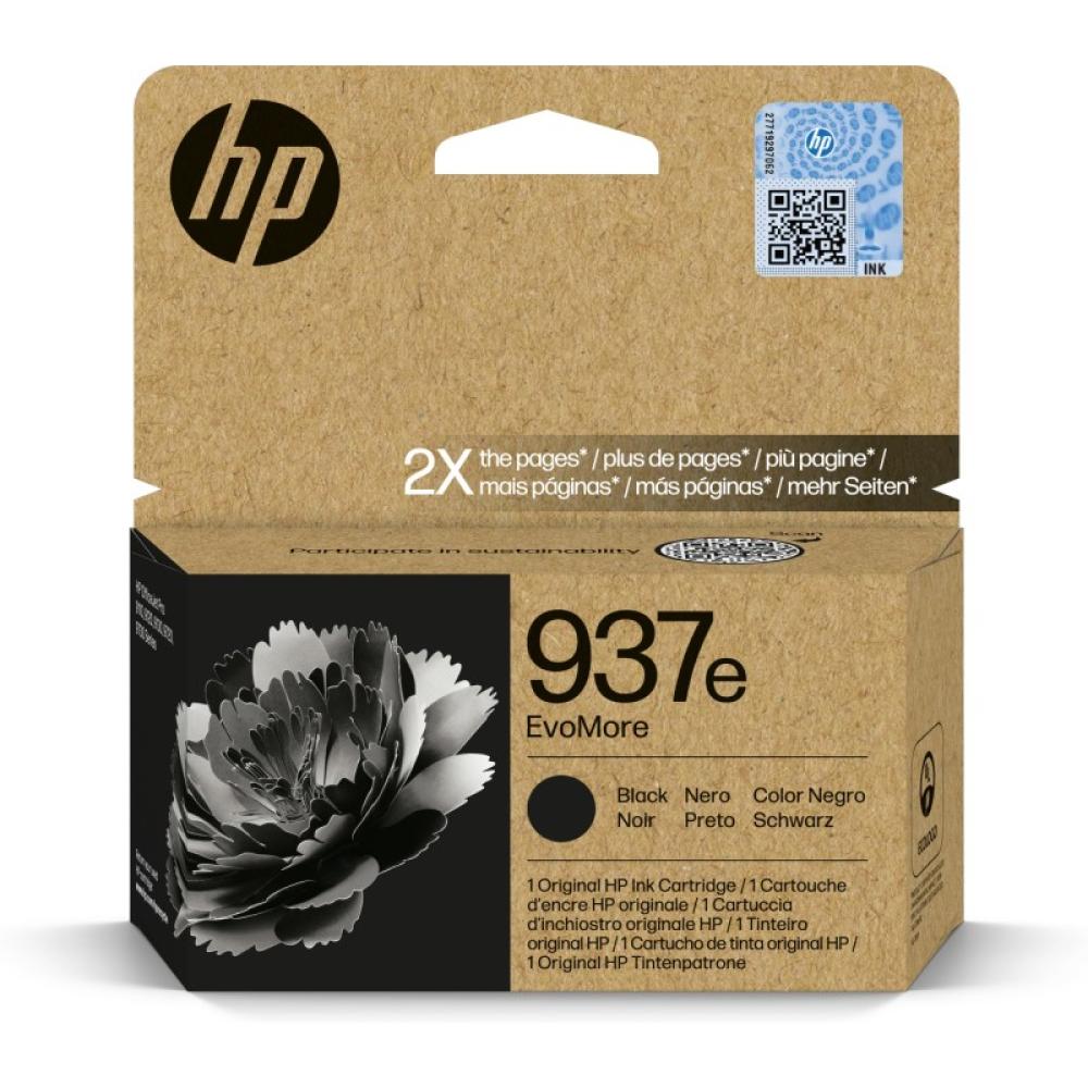 HP - Cartucho de Tinta Original EvoMore 937e negra