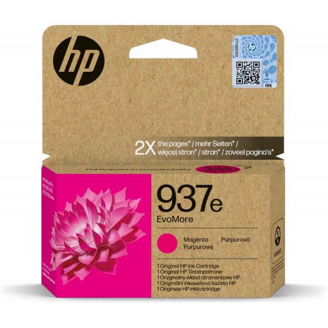 HP - Cartucho de Tinta Original EvoMore 937e magenta